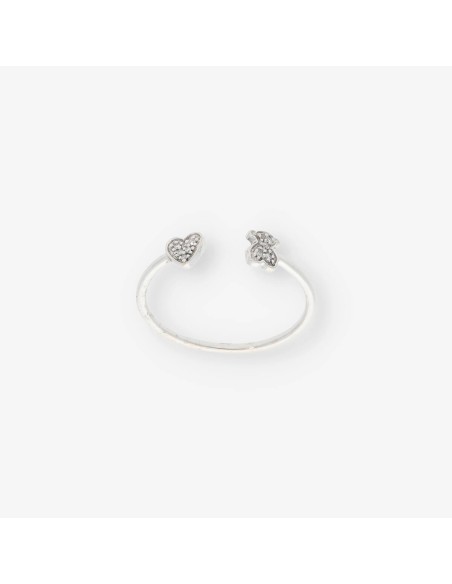 Anillo Tous en oro blanco 18kt con brillantes