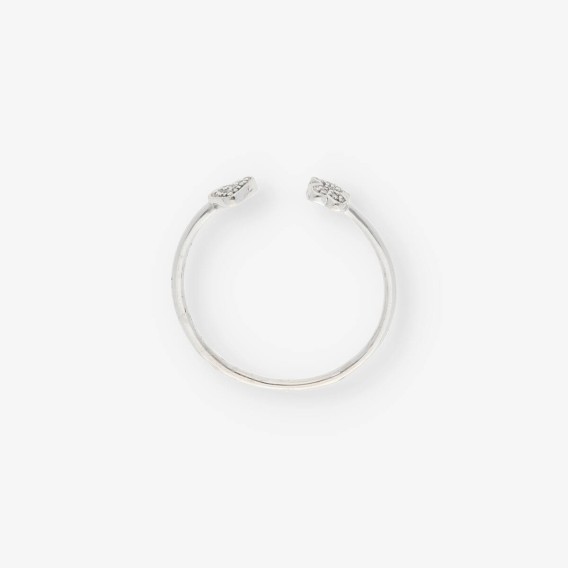 Anillo Tous en oro blanco 18kt con brillantes