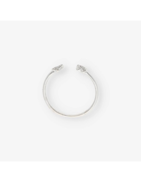 Anillo Tous en oro blanco 18kt con brillantes