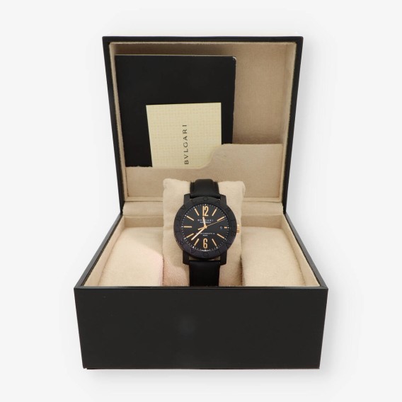 Reloj Bulgari Carbongold caja y documentos