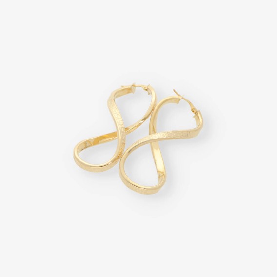 Pendientes largos en oro 18kt