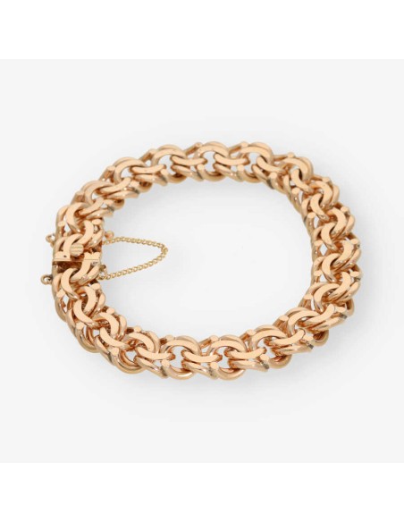 Pulsera en oro rosa 18kt