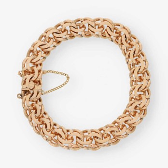 Pulsera en oro rosa 18kt 2