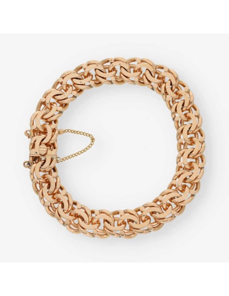 Pulsera en oro rosa 18kt