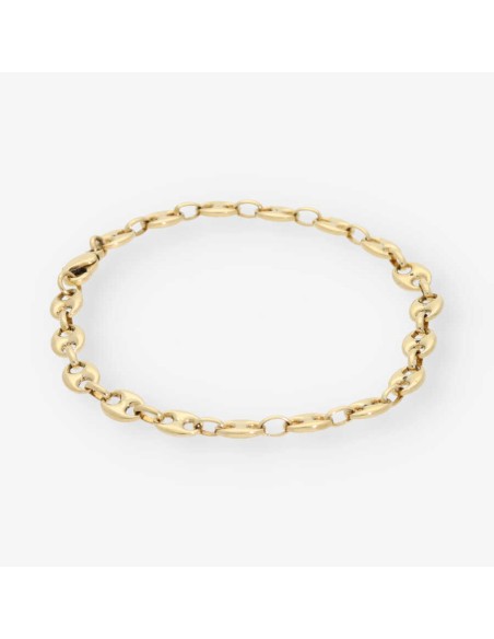 Pulsera de calabrotes en oro 18kt