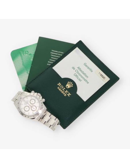 Rolex Daytona acero 116520 caja y documentos