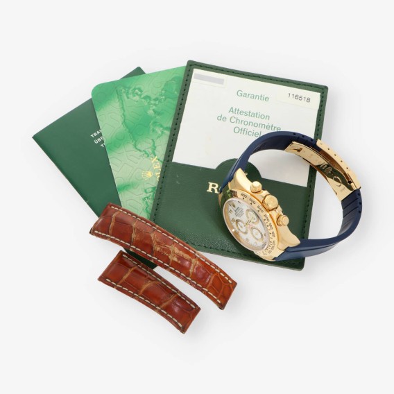 Rolex Daytona en oro 116518 Caja y documentos