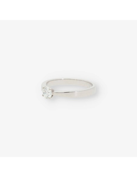 Solitario oro blanco y bri RABAT