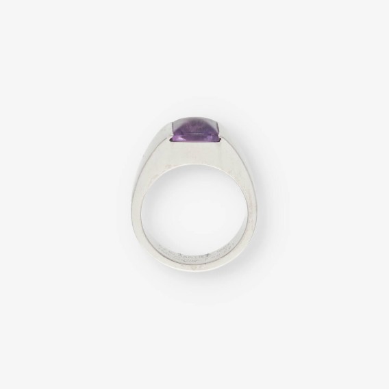 Anillo oro blanco y Amatista CARTIER