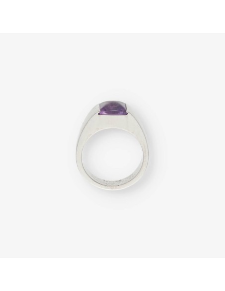 Anillo oro blanco y Amatista CARTIER