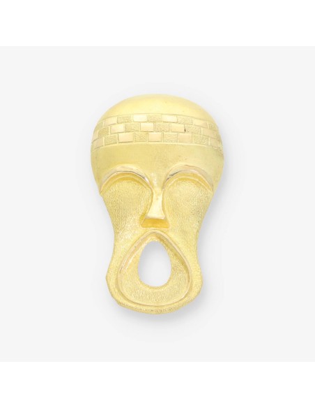 Colgante mÃ¡scara en oro 18kt