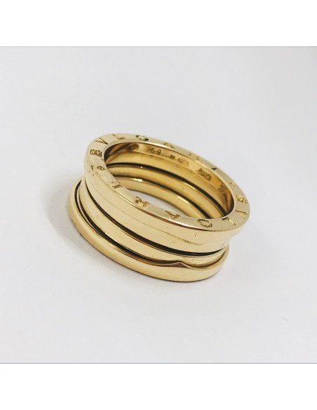 Anillo Bulgari B-Zero de tres bandas en oro 18kt