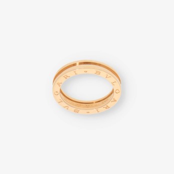 Anillo Bulgari BZero de 1 banda en oro rosa 18kt 2