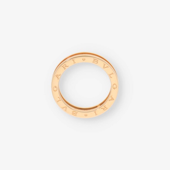 Anillo Bulgari BZero de 1 banda en oro rosa 18kt