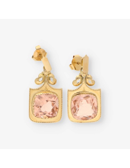 Pendientes oro vintage