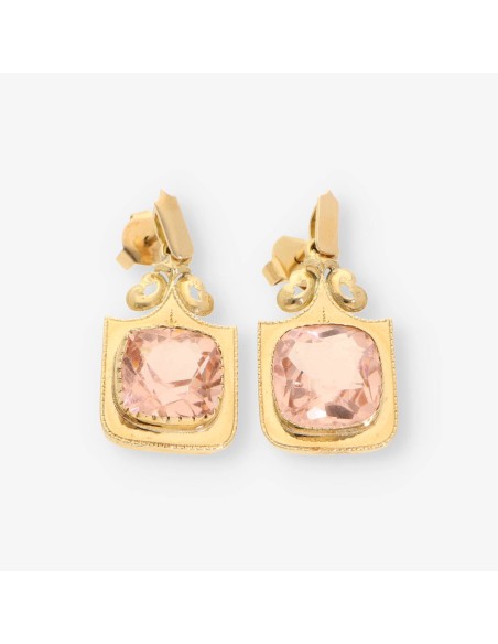 Pendientes oro vintage