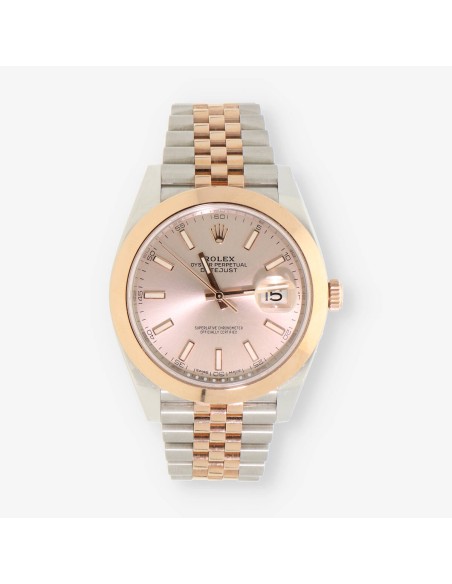 Rolex Datejust acero y oro rosa 126301 Caja y Documentos