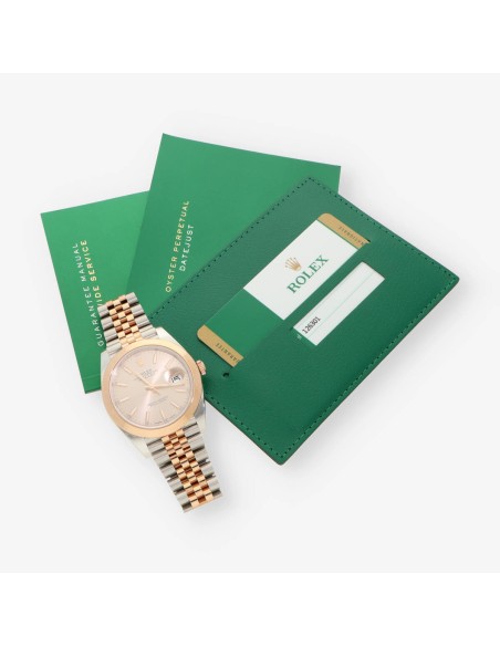 Rolex Datejust acero y oro rosa 126301 Caja y Documentos