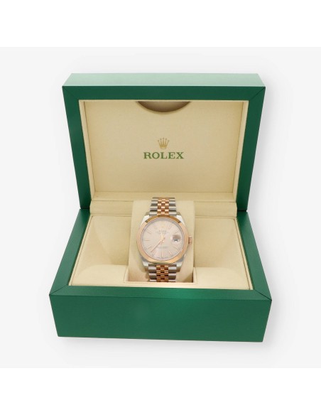 Rolex Datejust acero y oro rosa 126301 Caja y Documentos