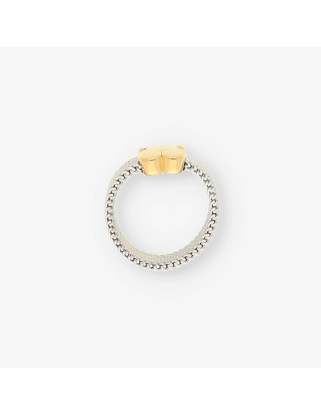 Anillo or acero y oro TOUS