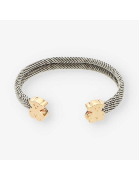 Pulsera acero y oro TOUS