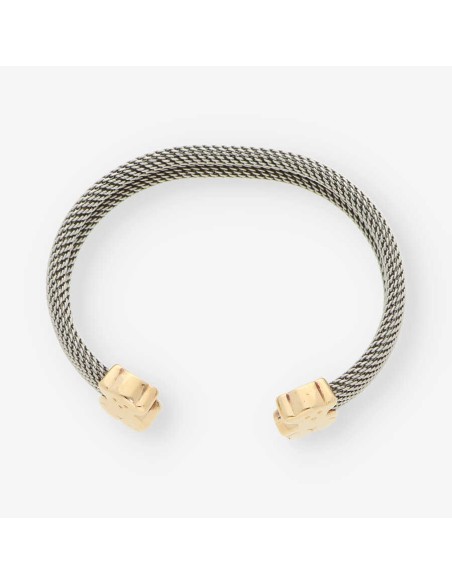 Pulsera acero y oro TOUS