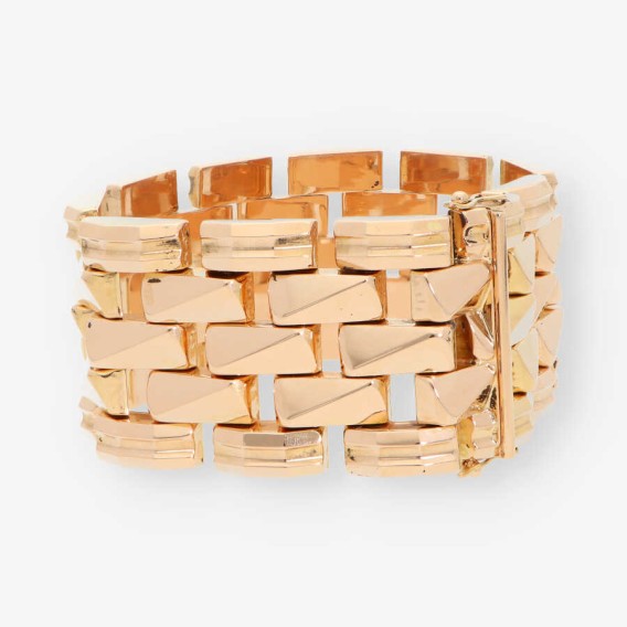 Pulsera oro aÃ±osm 60