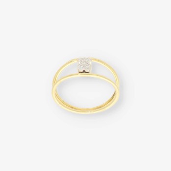 Anillo oro y bri TOUS 2