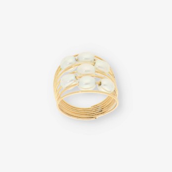 Anillo oro y perla TOUS 2