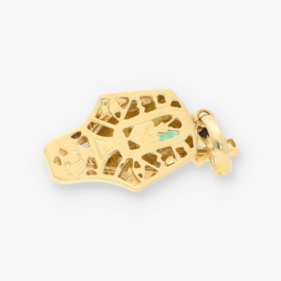 Colgante egipcio oro y esmeralda