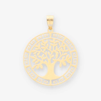 Colgante arbol de la vida oro