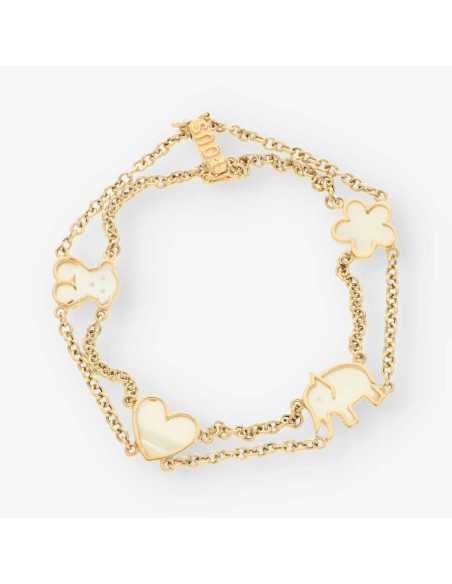 Pulsera oro y nacar TOUS