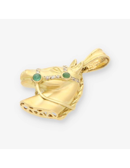 Colgante caballo oro