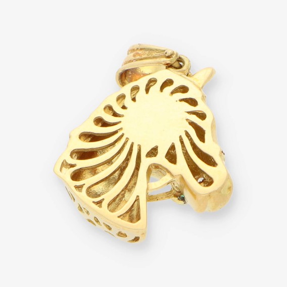 Colgante caballo oro