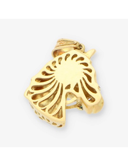 Colgante caballo oro