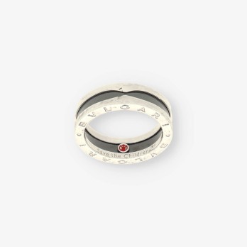 Anillo plata BULGARI Save the children 2
