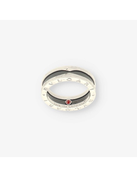 Anillo plata BULGARI Save the children