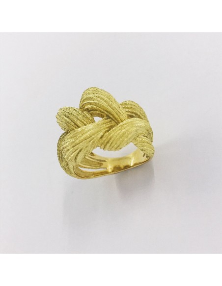 Anillo en oro mate 18kt