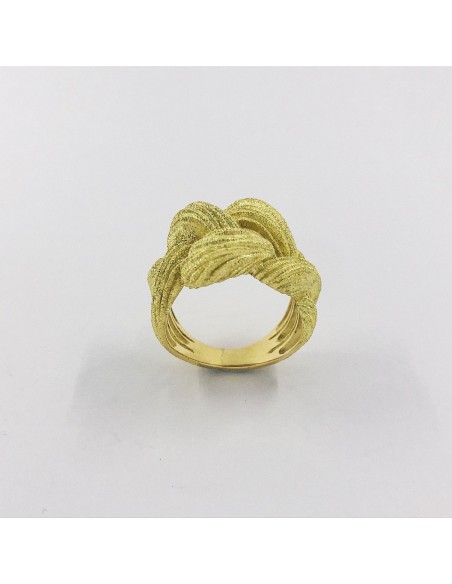 Anillo en oro mate 18kt