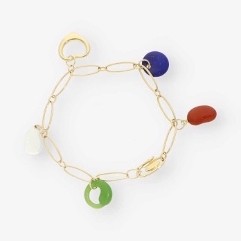 Pulsera oro con colgantes TIFFANY & CO 2