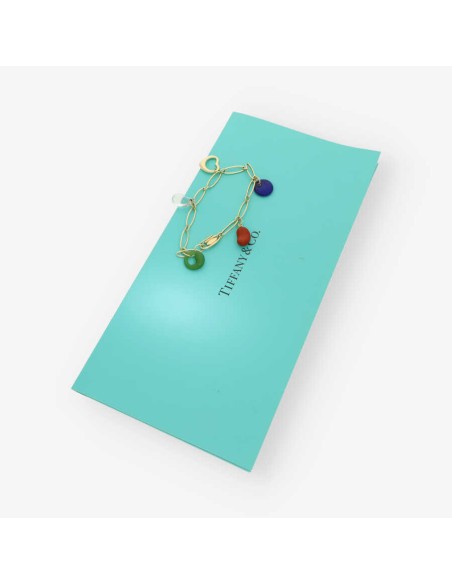 Pulsera oro con colgantes TIFFANY & CO