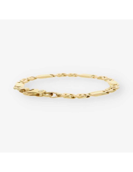 Pulsera plana oro