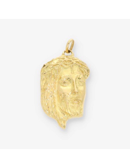Colgante cara de Cristo oro