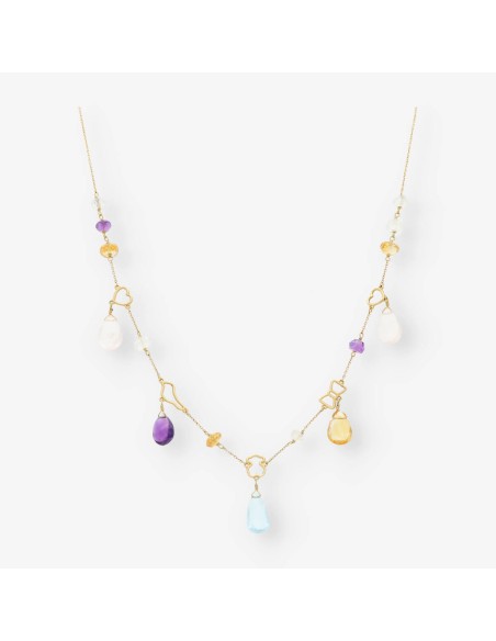 Gargantilla oro y piedras color TOUS