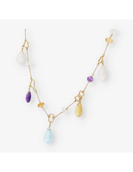 Gargantilla oro y piedras color TOUS