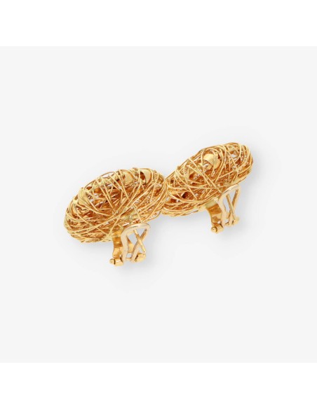 Pendientes hilo de oro