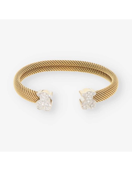 Pulsera bicolor oro y bri TOUS