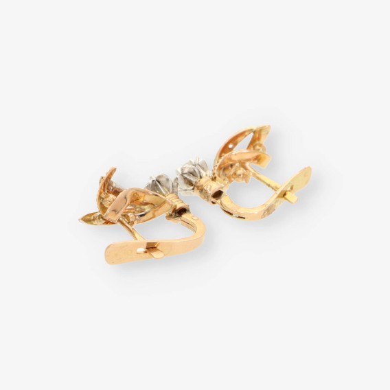 Pendientes Vintage oro y bri