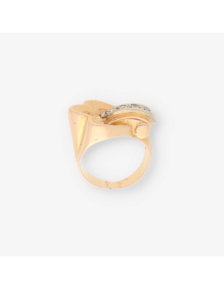 Anillo Vintage oro y diamante