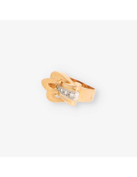 Anillo Vintage oro y diamante
